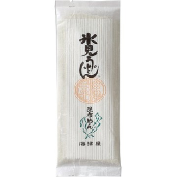 其他麵條 【總代理】氷見海津屋 昆布烏龍麵(細)_180g_日本空運