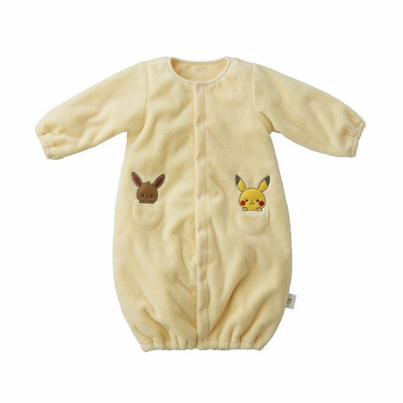 Monpoke モンポケ ピカチュウ 帽子付きドレス カバーオール 通販 Lineポイント最大1 0 Get Lineショッピング