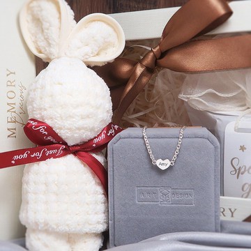 純銀可刻字 彌月禮盒 溫柔之心 兒童手鍊 寶寶手鍊 客製化禮物