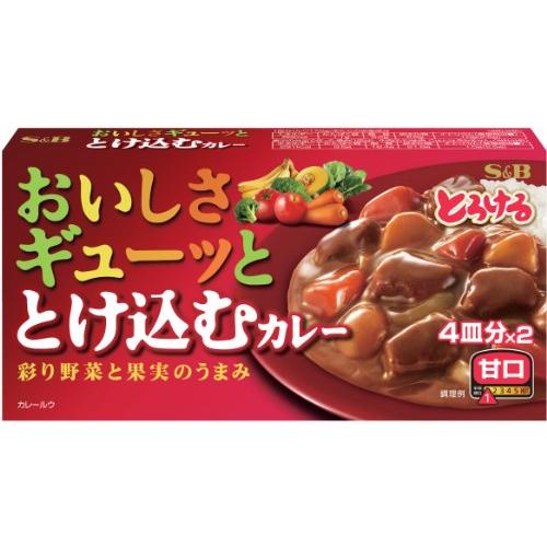 SB とろけるおいしさギューッととけ込むカレー 甘口 140g×5個