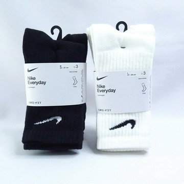 Nike U NK EVERYDAY LTWT CREW 基本款 襪子 三雙組 SX7676-兩色【iSport愛運動】