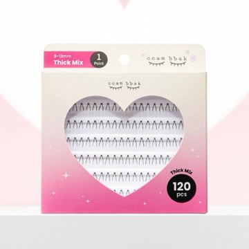 ccambbak Eyelash Original MIX 120pcs (9/10/11mm) (+Mini Glue 1g)
