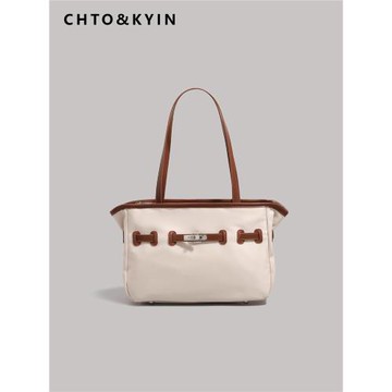 CHTO&KYIN2025新款夏大容量簡約托特包女腋下時尚百搭單肩手提包