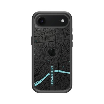 iPhone Air Mod NX -邊框背蓋組合 (相機按鈕) 黑 - JOCR - Frankfurt (Black Logo)