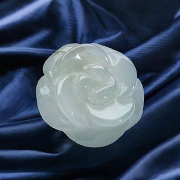 【似玉如花】冰種飄花翡翠牡丹花手牌 | 天然緬甸A貨翡翠 | 送禮