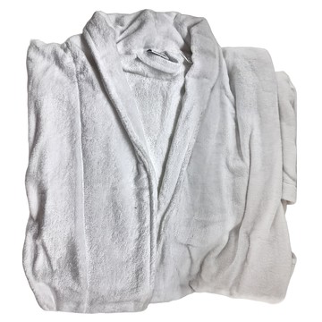 LIFE 來福牌 嫻雅素色浴袍 白色 100%棉 台灣製 1150G 110CM  1件