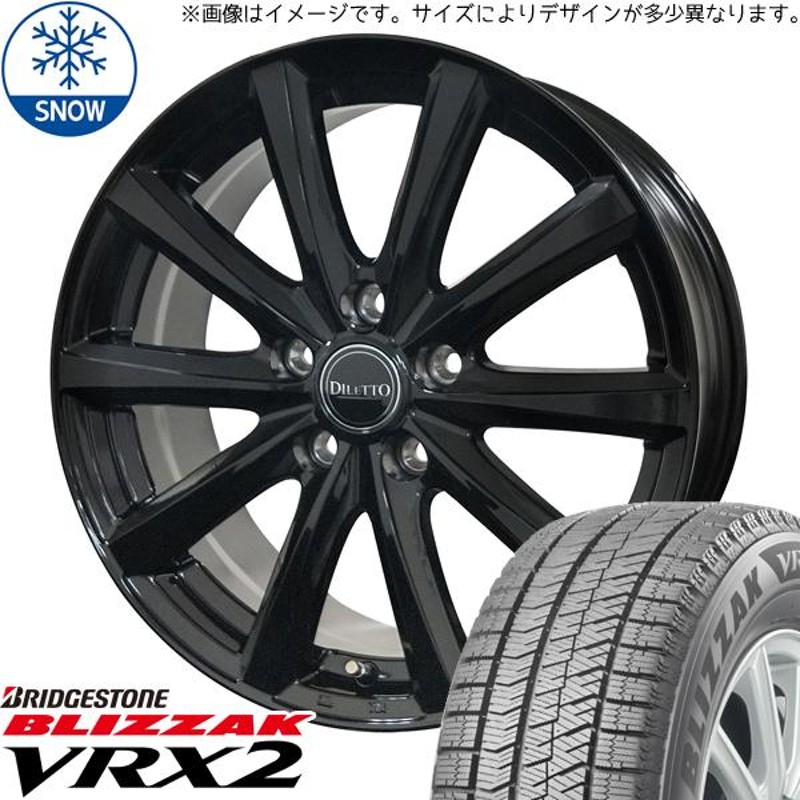 195/55R16 スタッドレスタイヤホイールセット CR-Z etc (BRIDGESTONE VRX2 & DILETTOM10 5穴  114.3) | LINEブランドカタログ