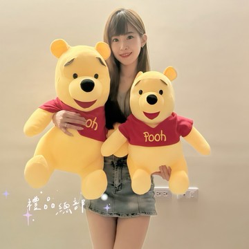 正版授權小熊維尼娃娃 22英吋 小熊維尼玩偶 迪士尼 Disney pooh 小熊維尼大娃娃 生日禮物 交換禮物 畢業禮