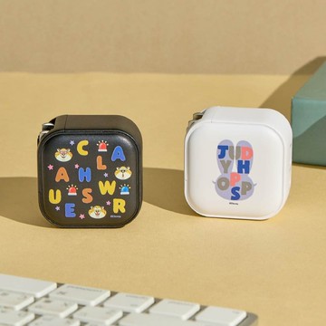 Disney動物方城市-洪金豹和字母亂花GaN 45W Type-C雙孔充電頭