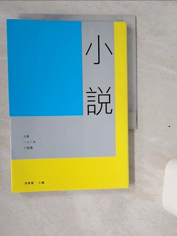 【書寶二手書T1／一般小說_VIW】九歌108年小說選_張惠菁