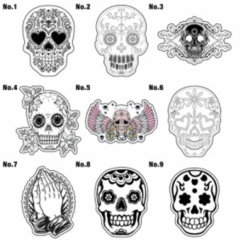 ステッカー シール 車 かっこいい アウトドア スーツケース おしゃれ サーフィン サーフボード バイク 防水 メキシカン スカル 通販 Lineポイント最大1 0 Get Lineショッピング