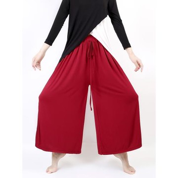 舞蹈長褲女莫代爾練功服男褲現代古典民族爵士廣場舞闊腿褲子寬松