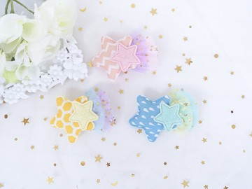 兒童髮飾 - 可愛星星 髮夾 瀏海夾 頭飾 B款