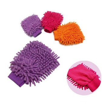 雪尼爾雙面除塵吸水手套