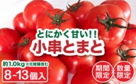 川棚町のブランド 小串トマト 8〜13個入り ※化粧箱を含み約1.0kg程  甘味・うまみ・酸味のバランス抜群！ [OAE001]