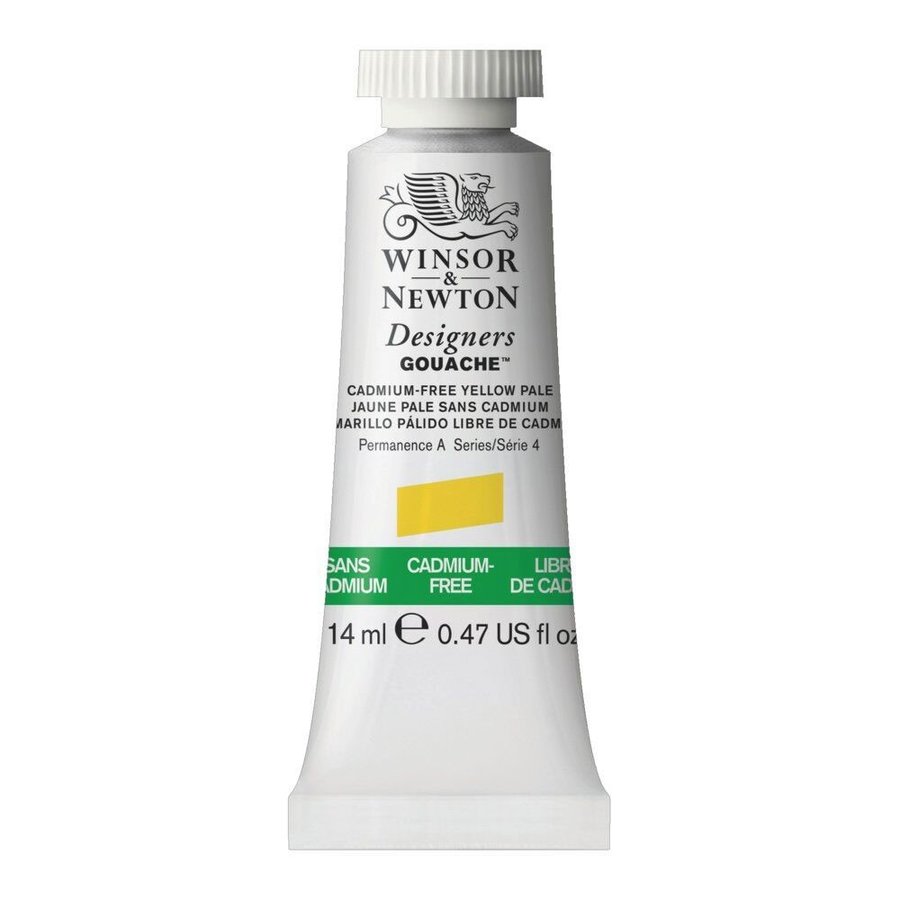 Winsor＆Newton デザイナーズ・ガッシュカラー 14ml 907 カドミウムフリー イエローペール (3本パック)