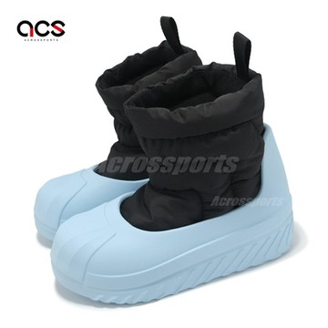 adidas 防水雨靴 AdiFom Superstar Winter Boot 女鞋 藍黑 套入式 靴子 愛迪達 IG2162