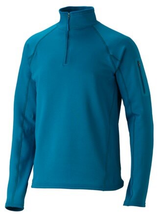 ├登山樂┤美國Marmot土撥鼠 Stretch Fleece男款立領彈性刷毛保暖衣 藍#80890-2972