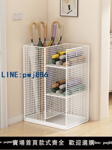 【便宜有好貨】雨傘收納架家用門口商用大堂傘桶裝放置物架入戶瀝水架放傘具神器