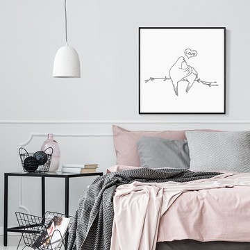 比翼鳥 - 情侶/家居/民宿/咖啡廳/工作室/掛畫/送禮/佈置/背景