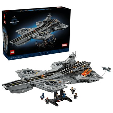 9800【台中翔智積木】LEGO 樂高 漫威 76354 神盾局飛空母艦