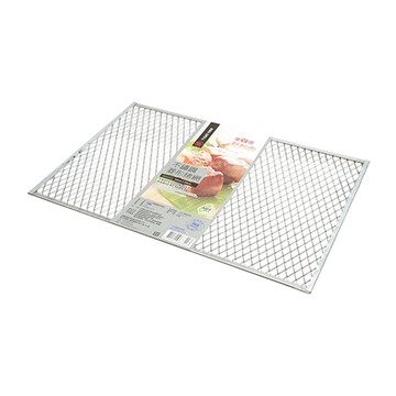 點秋香 不鏽鋼菱形烤網 食物不易沾黏 安全無毒衛生 環保 可重複使用  30ｘ45cm  1個