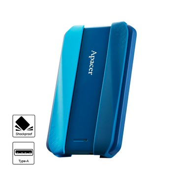Apacer 宇瞻 AC533 2TB USB3.2 Gen1 2.5吋防護型行動硬碟-藍