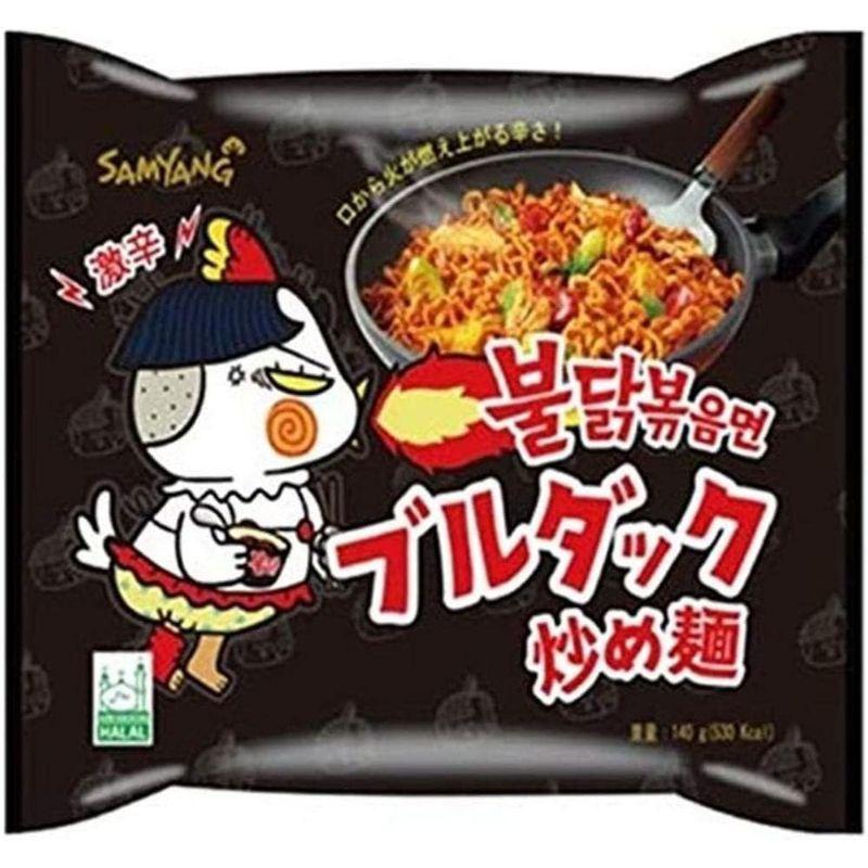 ブルダック炒め麺（5袋）カルボナーラブルダック炒め麺（5袋）チーズブルダック炒め麺（5袋）