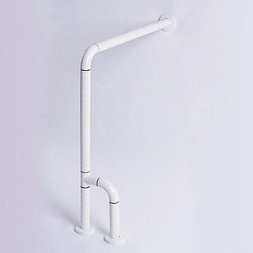 IA045 馬桶坐便器 防滑小便斗安全扶手/浴室扶手 ABS -牙白