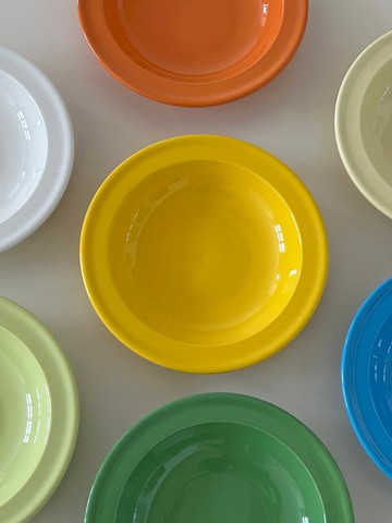 Round Deep Brunch Pasta Cafe Plate [8 Colors]