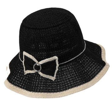 【巴黎精品】現貨+預購 防曬帽漁夫帽遮陽帽大帽簷戶外登山透氣-棉麻針織鏤空女帽子6色a1jg60