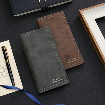 熱賣🎉2023新款男士錢包正品長款多卡位卡包錢夾高檔輕薄大容量皮夾男士錢包 復古零錢包