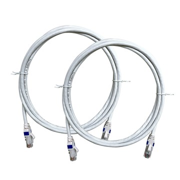 Runasia 【超值2入組】Cat.6 超高速無遮蔽網路線(24AWG) 2M 白色