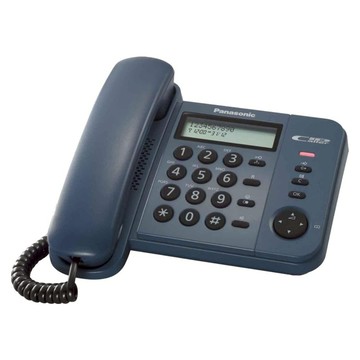 Panasonic 免持擴音有線來電顯示電話機 深藍色  KX-TS580GC