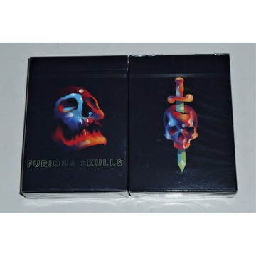 【USPCC撲克】Furious Skull 撲克 by Riffle Shuffle-S103050309
