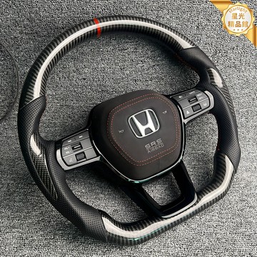 【碳纖維改裝】方向盤 本田方向盤 思域方向盤 雅閣方向盤 型格方向盤 皓影方向盤 英仕派方向盤 賽車級手感 專車專用 原廠位無損安裝