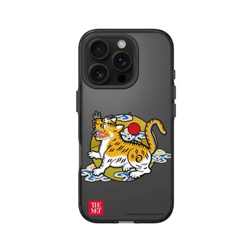 iPhone 16 Pro Clear 酷墨灰 - The MET - 亞洲藏品系列 - 虎紋階章