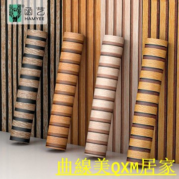 免運 速發 仿格柵背景墻墻紙 自粘臥室墻面裝飾PVC壁紙 防水墻貼自貼工廠【Q111】