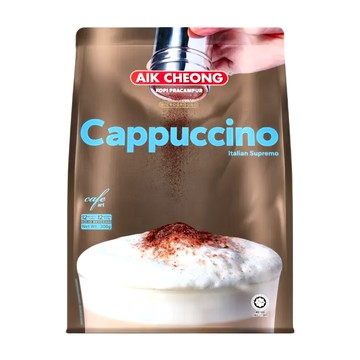 AIK CHEONG 益昌 南洋風文藝館微磨咖啡 四合一  25.5g  12入  1包  卡布奇諾風味