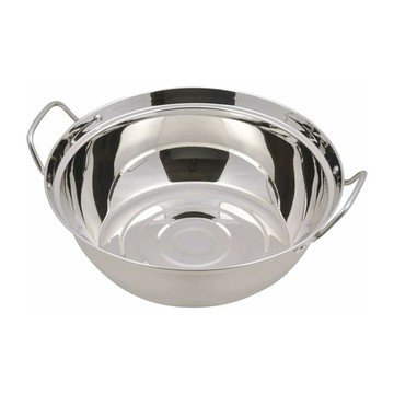 PEARL LIFE 珍珠金屬 IH對應牛雜鍋  24cm  銀色  1個