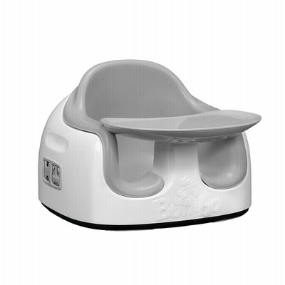 【メーカー直送商品】Bumbo バンボマルチシート クールグレー 【ベビーシート ローチェア 長くつかる お食事チェア 専用トレイ付き 大人用イス固定ベルト付き  6ヶ月～15kg頃対応】