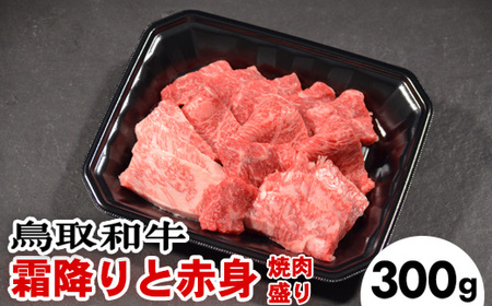 鳥取和牛霜降りと赤身の焼肉盛り（300g）※着日指定不可※離島への配送不可