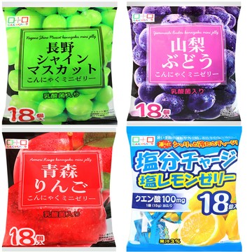 秋日嚐鮮零食 YOKOO橫尾 蒟蒻果凍系列 (270g)