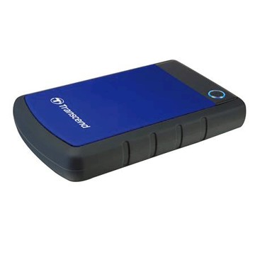 創見Transcend外接式硬碟/25H3B/藍色/2T/2.5"/USB3.1/軍規防震