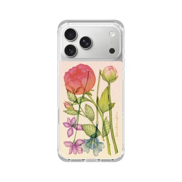 iPhone 17 Pro Max ClearX (MagSafe 兼容) 晶透白 - Sarah Mafféïs - 花束