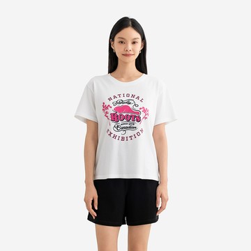 Roots女裝- EXHIBITION CREWNECK 短袖上衣