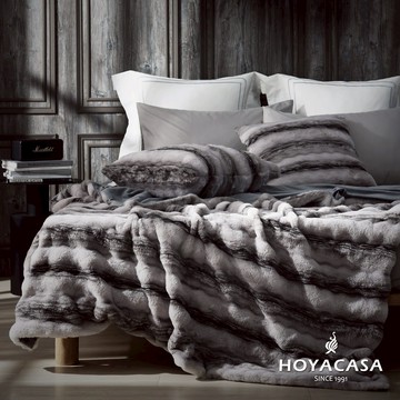 HOYACASA 仿兔毛絨毯｜慕雪｜150×210cm