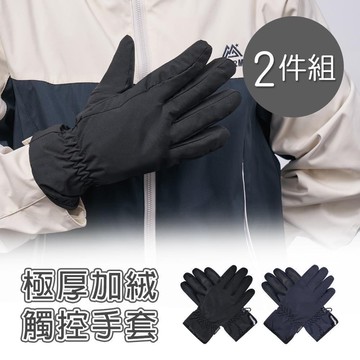 全觸控防風手套 保暖手套2件組(OD-HM99)