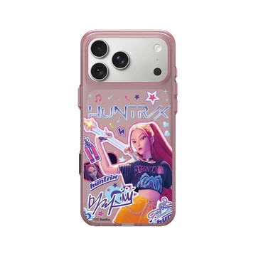 iPhone 17 Pro Max Clear (相機按鈕) 晶醺玫 - Kpop 獵魔女團 - 米拉
