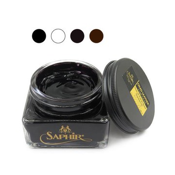 糊塗鞋匠 優質鞋材 L117 法國SAPHIR金質油皮鞋蠟75ml 1罐